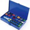 Crimping Tool Kits Combination Crimping Tools in Metal blue Box For cable end sleeves